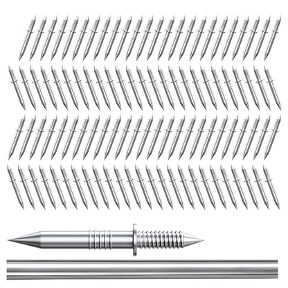 📌100 pieces of double-headed baseboard nails,seamless and traceless