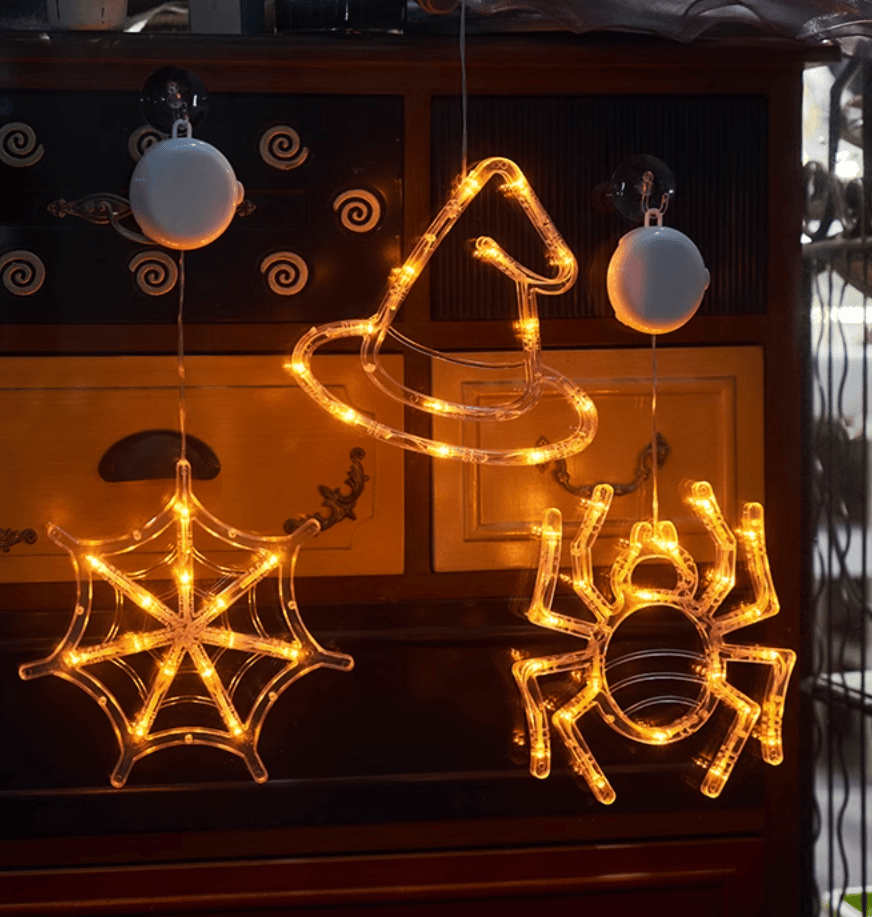 🎃Halloween Pre Sale 49% 0FF -Illuminate the Horror: Halloween Window Hanging LED Lights