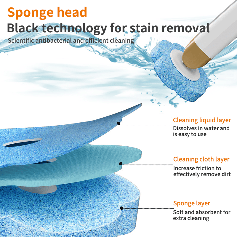 🔥LAST DAY SALE 50% OFF⚡50K+ SOLD!🚽💦Hands-Free Cleaning Gadget🧽Disposable toilet cleaning tool💦