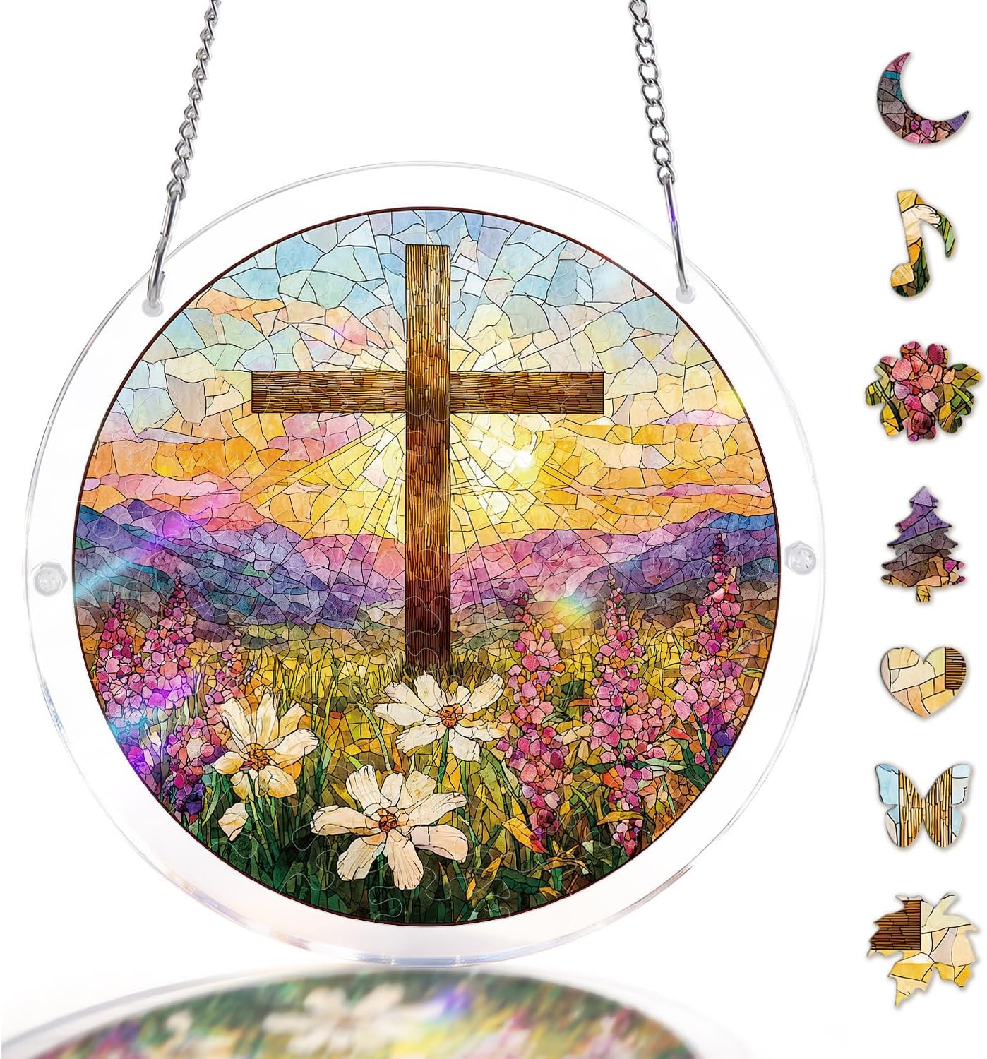 Stained Glass Style DIY Window Decor | Perfect Gift for Women