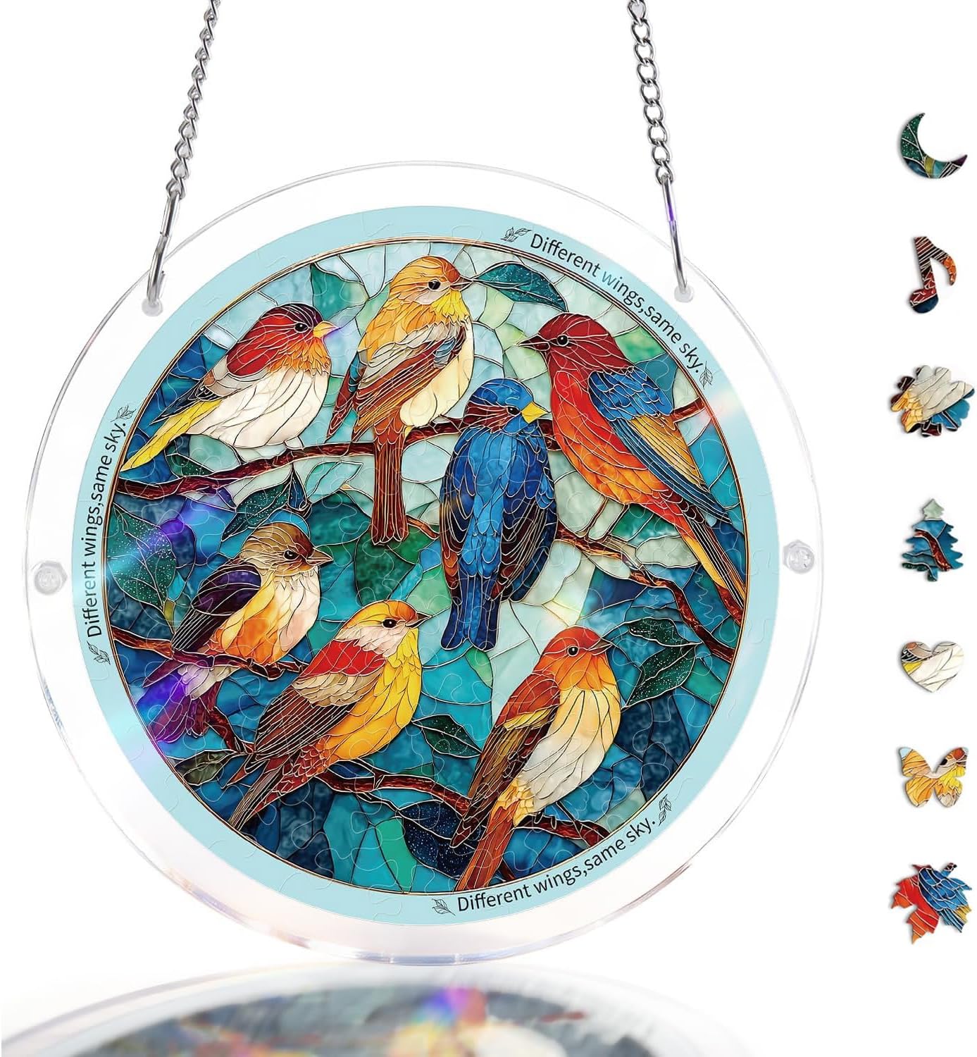 Stained Glass Style DIY Window Decor | Perfect Gift for Women