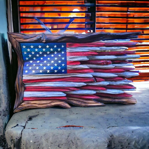 🎁Tom’s Handmade Wooden Flag – America 250th Anniversary (1776–2026) 🇺🇸🦅🏛️