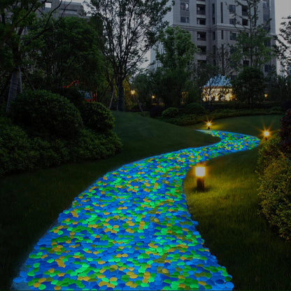 🌈Colorful Glow-in-the-Dark Garden Stones