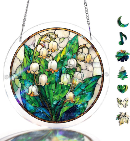 Stained Glass Style DIY Window Decor | Perfect Gift for Women