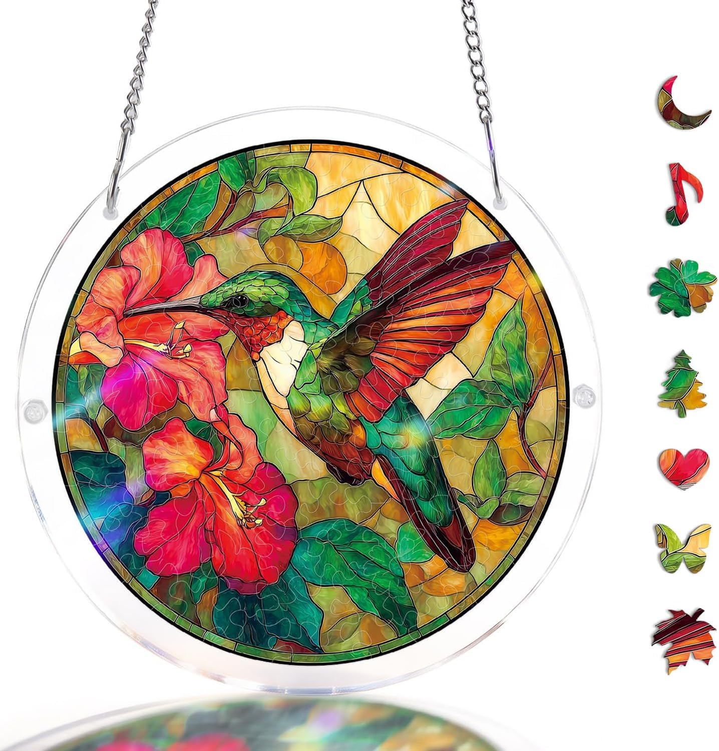 Stained Glass Style DIY Window Decor | Perfect Gift for Women