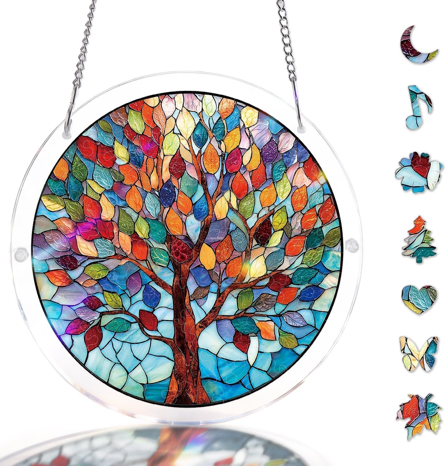 Stained Glass Style DIY Window Decor | Perfect Gift for Women