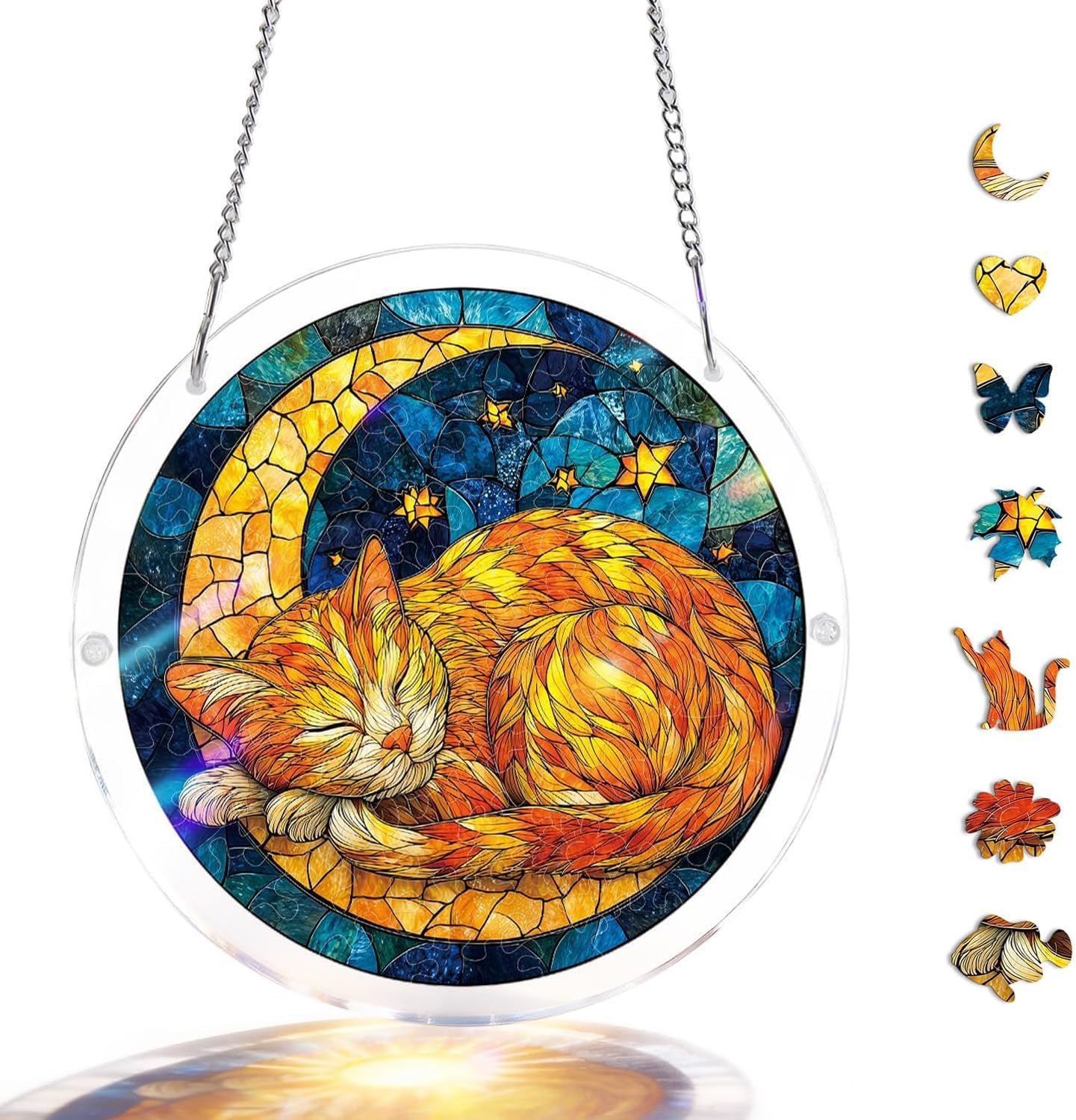 Stained Glass Style DIY Window Decor | Perfect Gift for Women