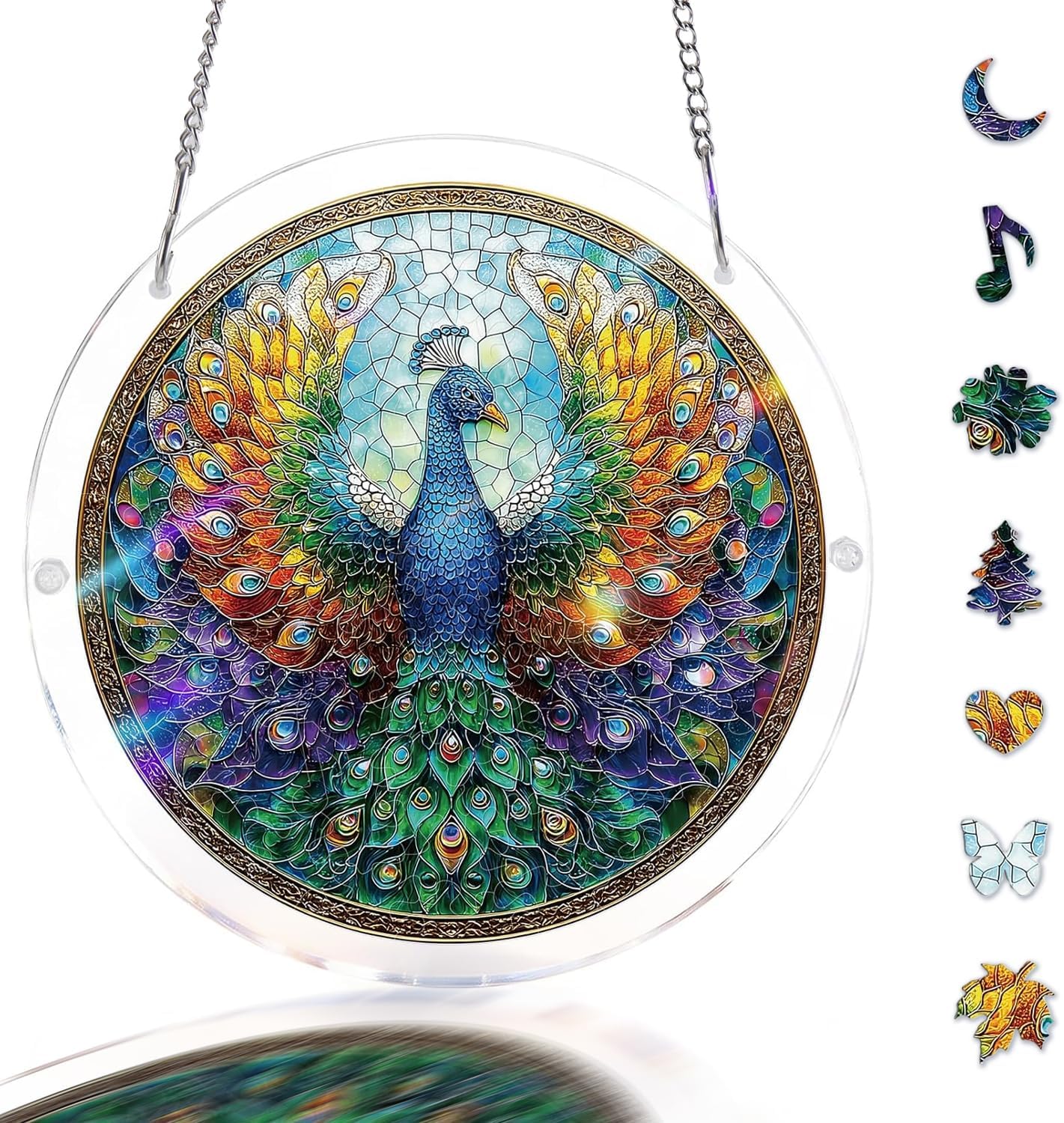 Stained Glass Style DIY Window Decor | Perfect Gift for Women
