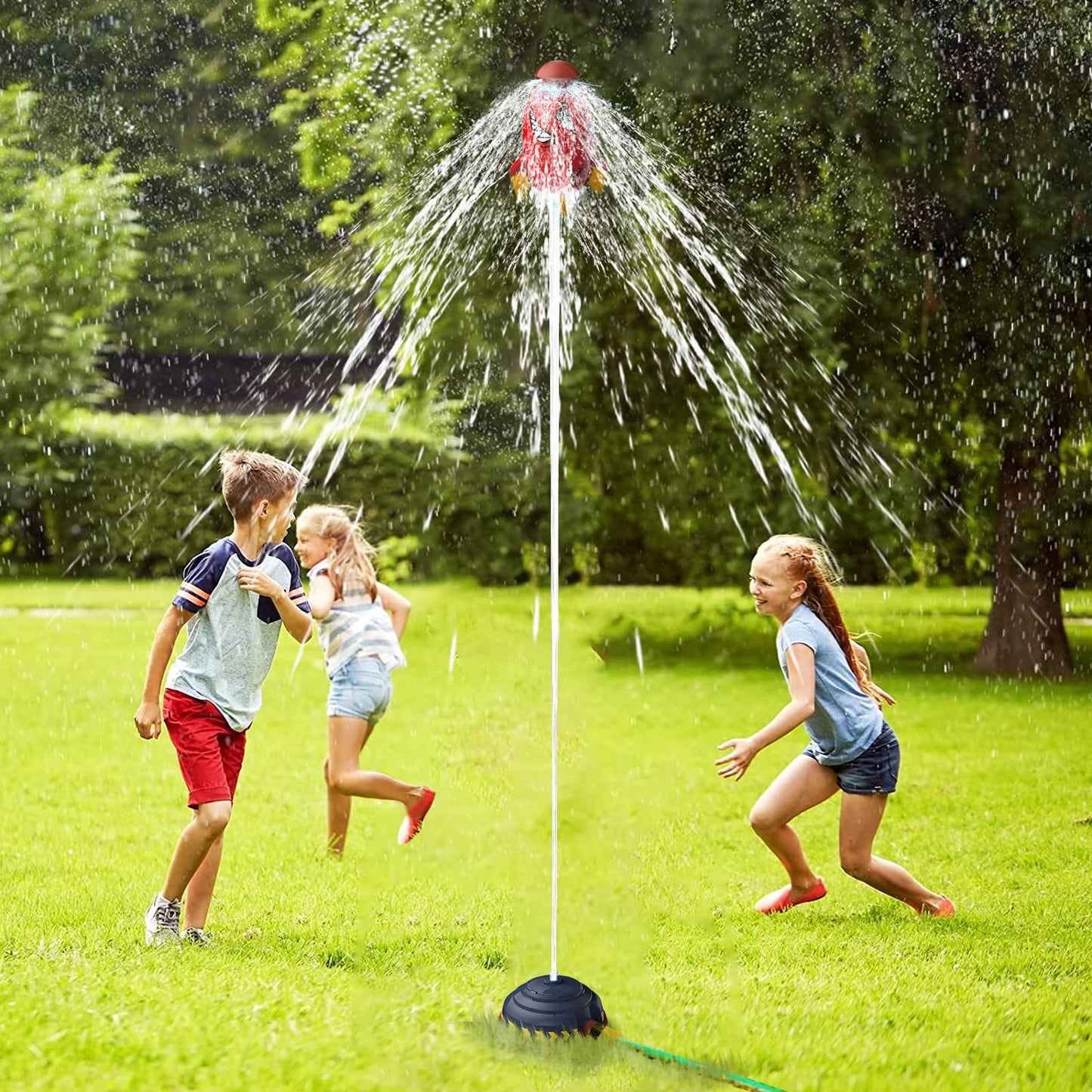 2025 Summer Toy Outdoor Yard Rocket Sprinkler