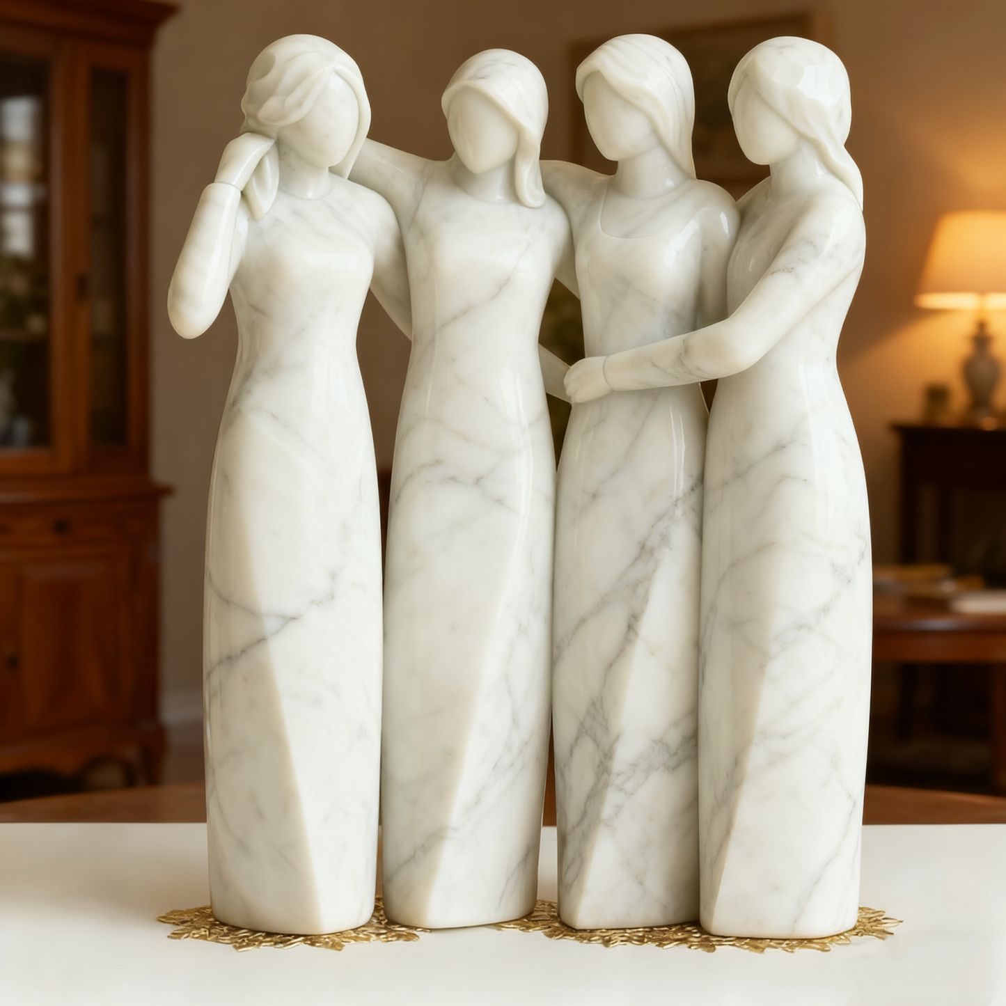 🔥LAST DAY 49% OFF❤️Sisters by My Side, Celebrates Friendships Three Sisters Sculpture