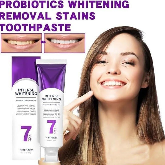 🏆Flash Sale⚡ 50K+ SOLD! Almost Gone-💥🔥New 7-Pro Intensive Toothpaste -🦷Deep Enamel Repair & Long-Lasting Freshness