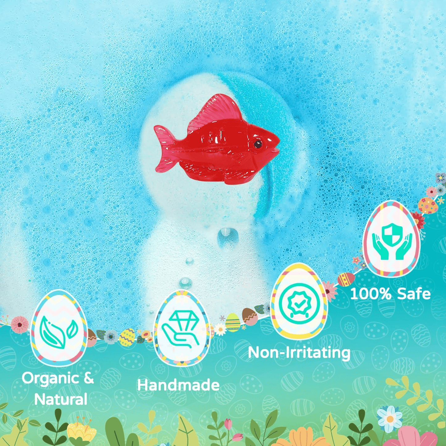 Easter Sale🐰🛁Bath Bombs for Kids with Surprise Inside🥚✨
