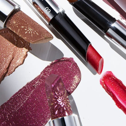 🎁Buy One Get One Free🎁Snow-kissed Holiday Sparkly Peaks Lipstick
