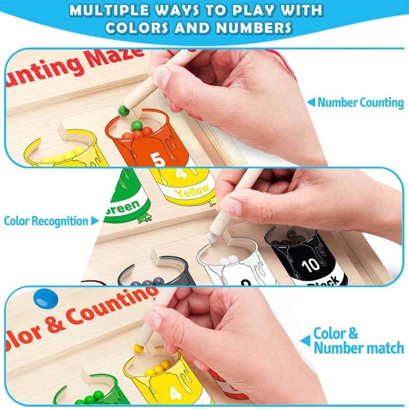 🔥LAST DAY -50% OFF🔥Magnetic Color and Number Maze