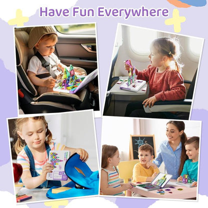 Mini Magnetic Tiles Building Blocks 40PCS