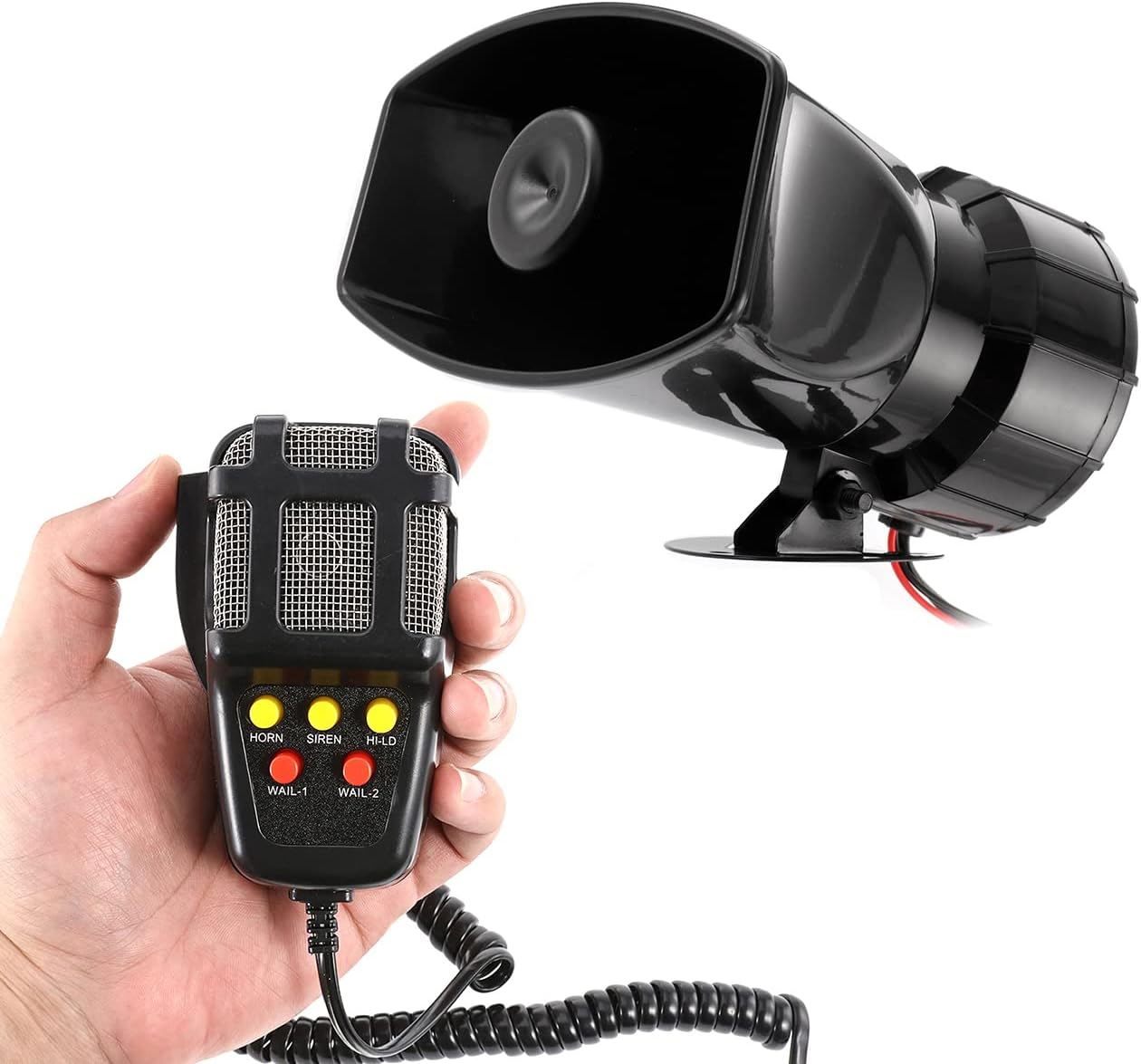 ⚡Hot Sales 49% OFF🔥 7-Tone Car Warning Siren | PA Speaker & Horn System!