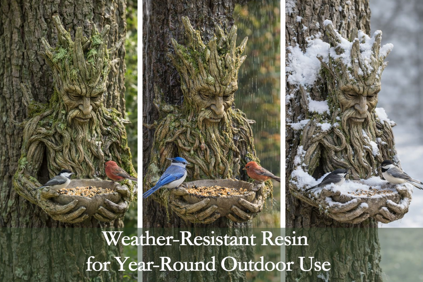 🔥Last Day 60% OFF🔥The Quiet Offering A Tree-Integrated Bird Feeding Sculpture-YH