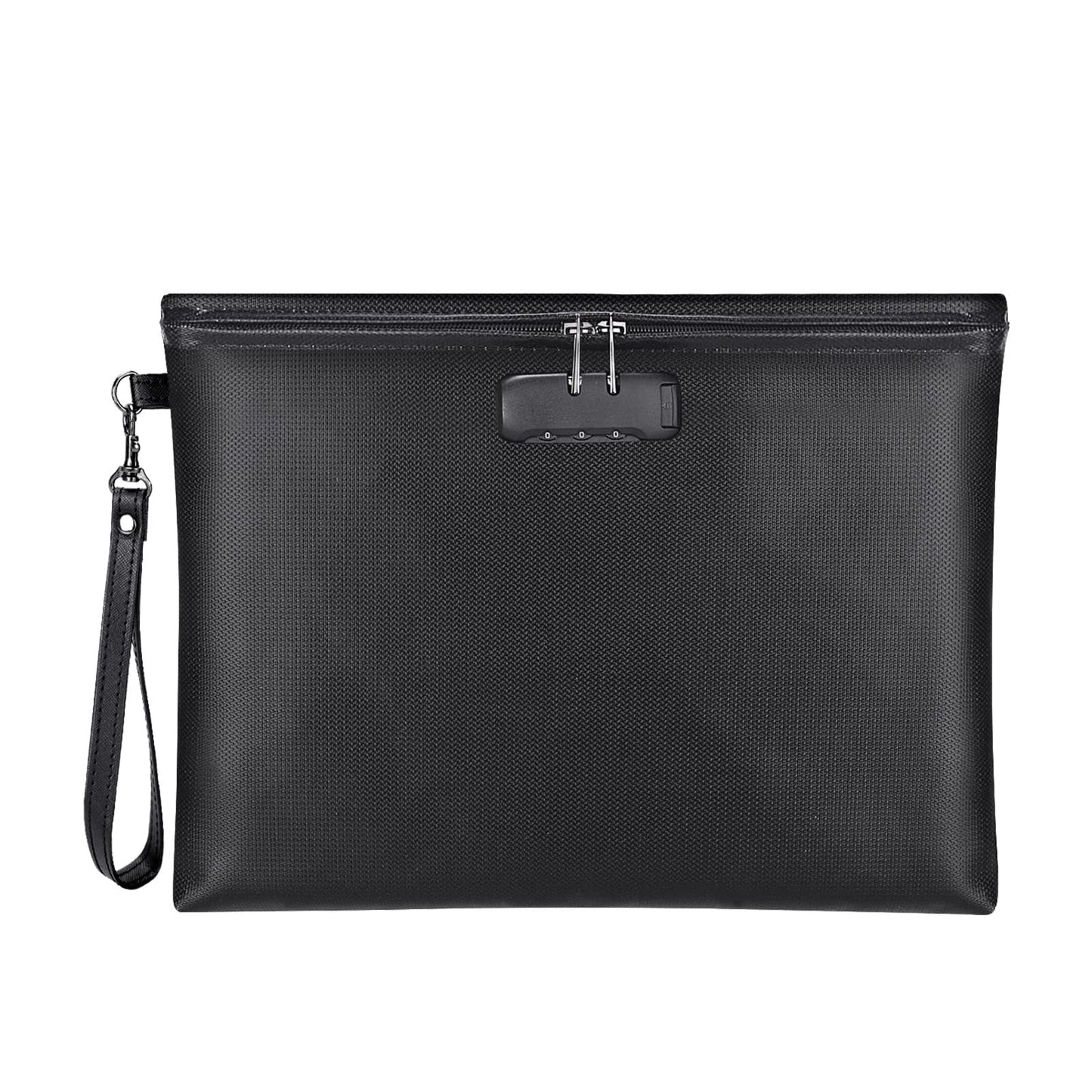 Fireproof Document Bag with Lock – Waterproof & Fire Resistant Storage