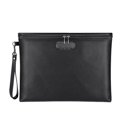 Fireproof Document Bag with Lock – Waterproof & Fire Resistant Storage