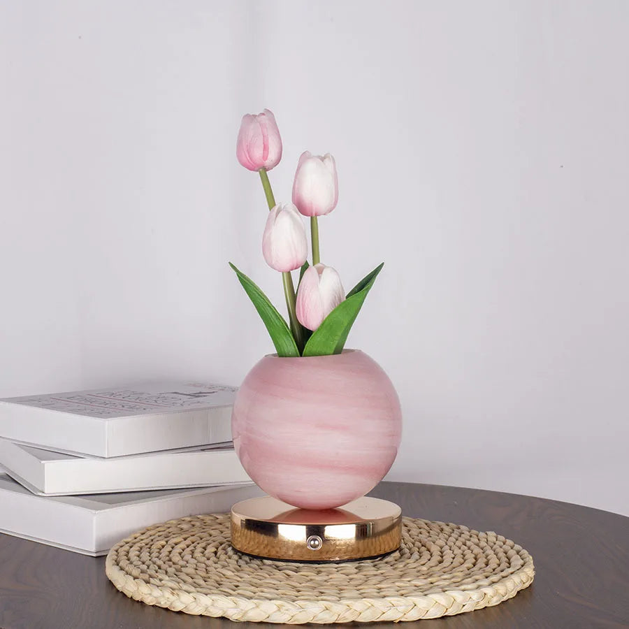 Lampara LED de Tulipanes