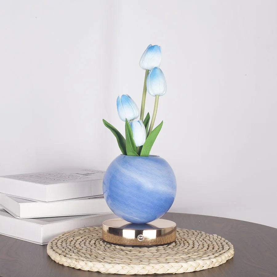 Lampara LED de Tulipanes