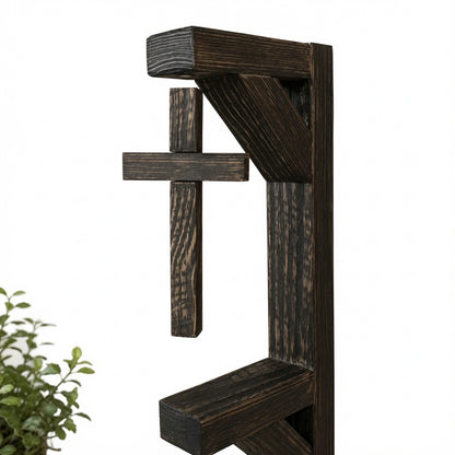 ✝️ Handmade Rural Christian Cross Wall Decoration