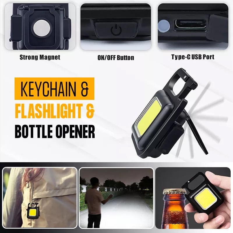 🔥Hot sale 49% OFF-Multifunctional Keychain Emergency Light