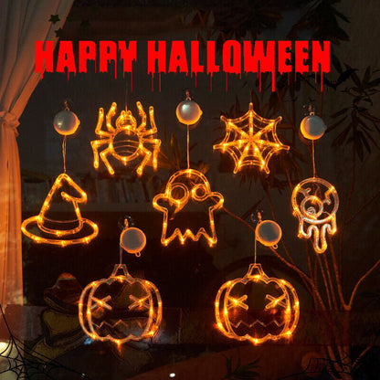 🎃Halloween Pre Sale 49% 0FF -Illuminate the Horror: Halloween Window Hanging LED Lights