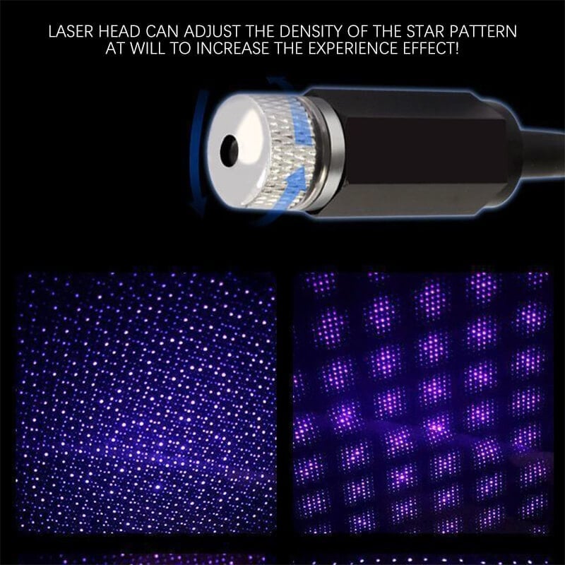 🔥Last Day 50% OFF🔥USB LIGHT CAR STAR PROJECTOR✨✨