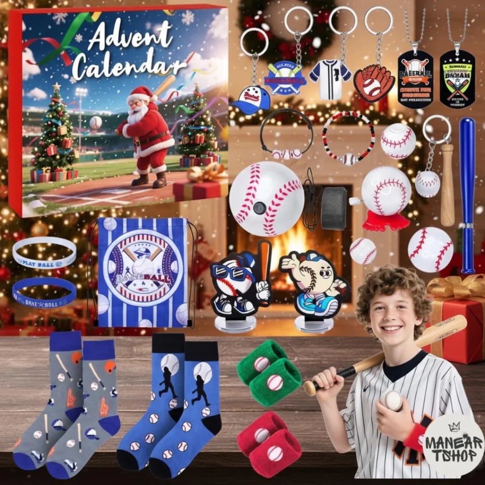 🎄⚾ Christmas Baseball Advent Calendar 2025 – 24 Days of Surprises