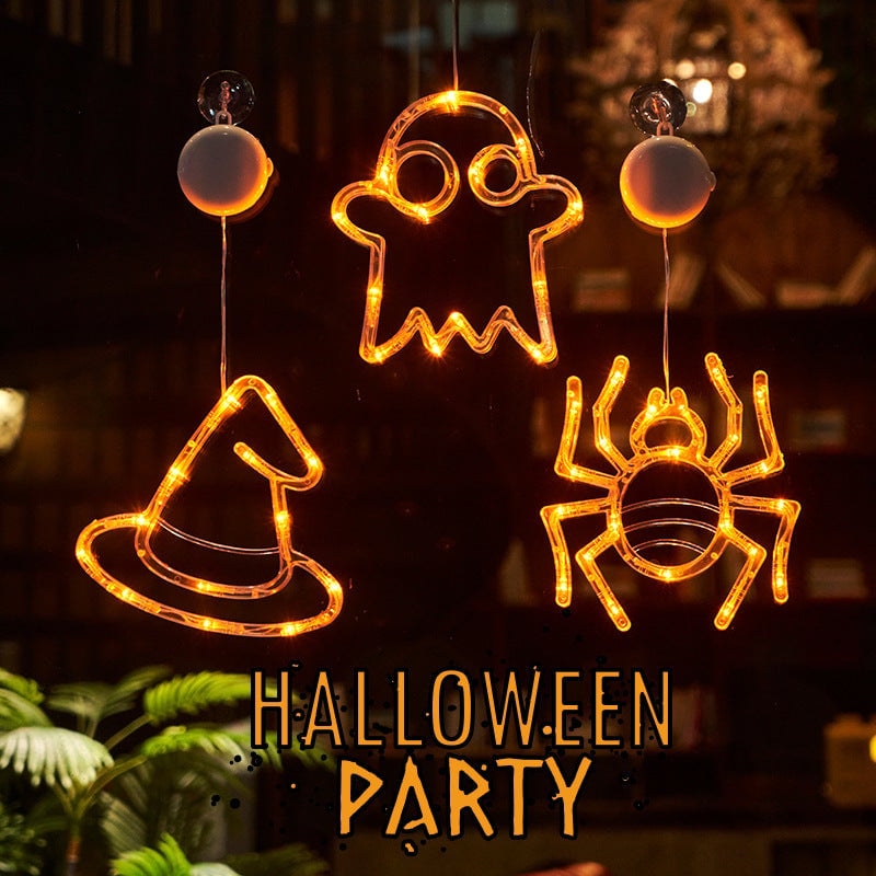 🎃Halloween Pre Sale 49% 0FF -Illuminate the Horror: Halloween Window Hanging LED Lights