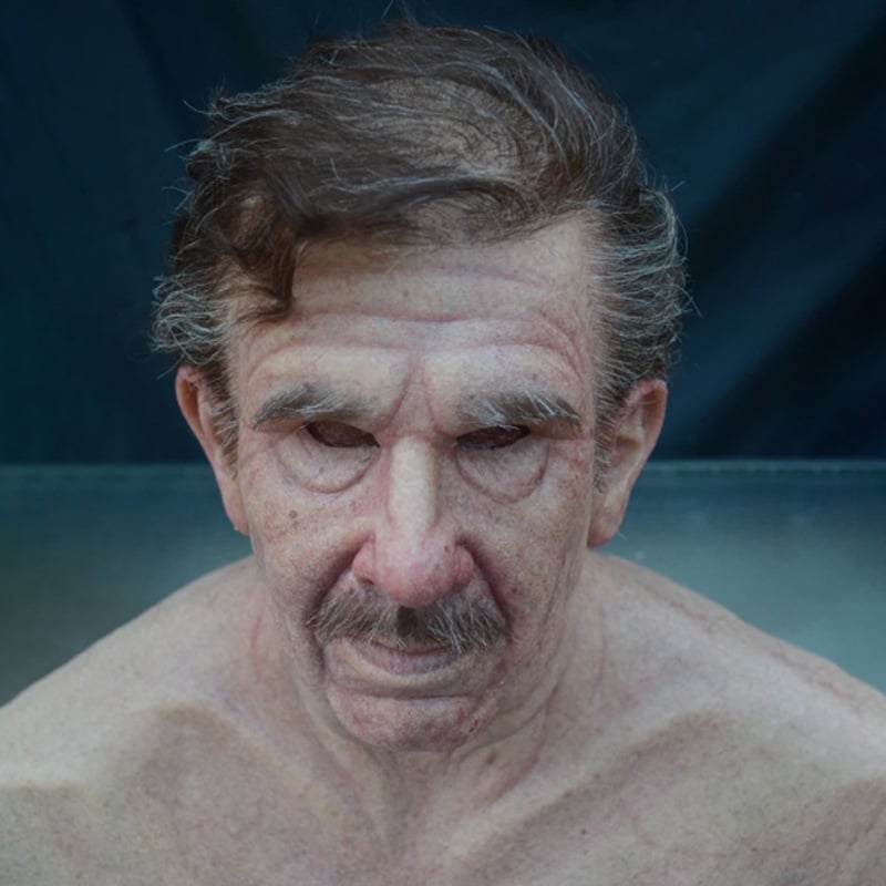 Black Hair Old Man