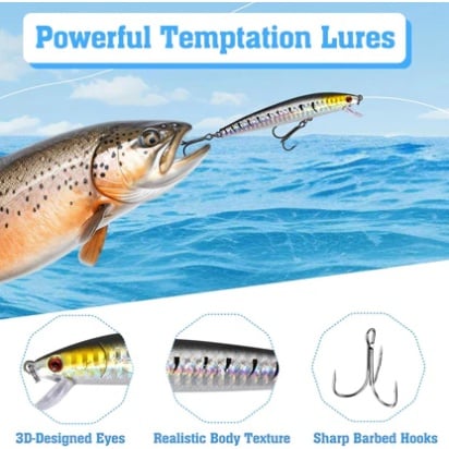 🔥Christmas Pre Sale -🎣 Fishing Lure Advent Calendar – 24 Days of Surprises
