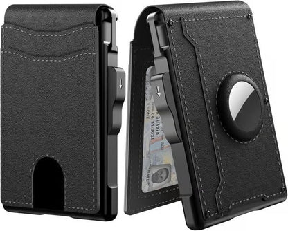 🔥Last Day Promotion 49% OFF--Men's Simple Bifold Wallet- with Pop Up Aluminum Case Money Clip Slim Leather Slots Credit Card Holder RFID Blocking Bifold Minimalist Wallet(🎁Perfect Gift)