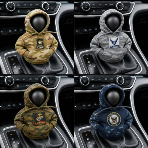 🔥LAST DAY 49% OFF 🎖️ — 2026 Military Tribute Hoodie Gear Shift Cover