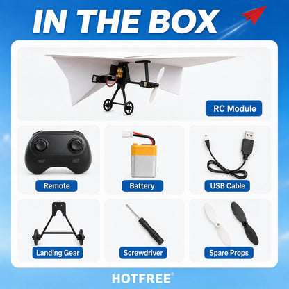 ✈️ Hotfree RC Paper Airplane Kit | Master the Skies