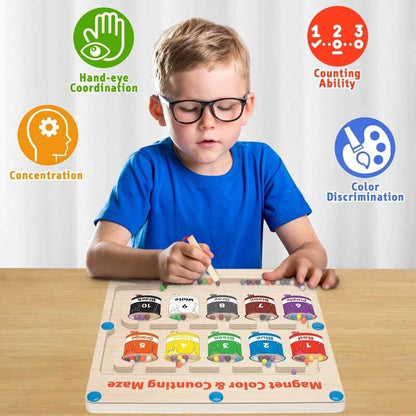 🔥LAST DAY -50% OFF🔥Magnetic Color and Number Maze