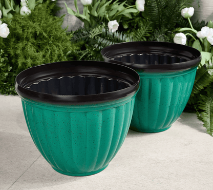 🔥Last Day 49% Off-Jennings Large Ribbed Planter Pots Mother's Day🎁 Perfect Gift