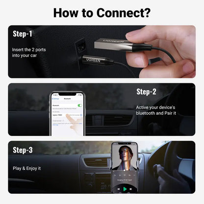 🏆2026 HOT SALE🏆50K+ SOLD-Aux to Bluetooth 6.0 Adapter Wireless Receiver