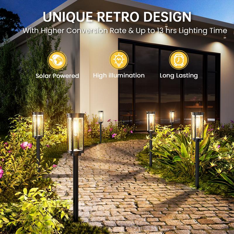 🔥Hot Sale 49% OFF✨Solar Pathway Lights Outdoor