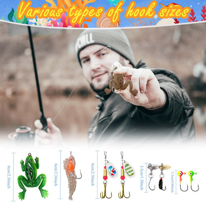 🔥Christmas Pre Sale -🎣 Fishing Lure Advent Calendar – 24 Days of Surprises