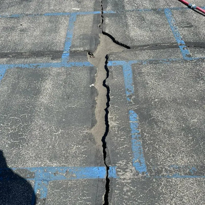 Asphalt Magic Crack Filler 2 lb. Bottle- High-Performance Filler for Driveways, Parking Lots, and Roads - Prevents Water Intrusion!! Repair