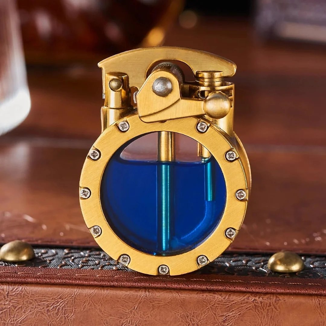 🌲Early Christmas Sale 49% OFF - 🎁Vintage Trench Transparent Kerosene Antique Steampunk Lighter
