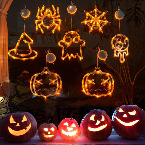 🎃Halloween Pre Sale 49% 0FF -Illuminate the Horror: Halloween Window Hanging LED Lights