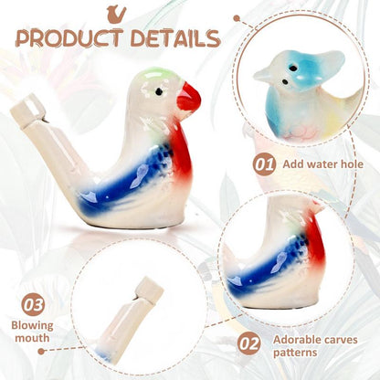 ⚡Hot Sales 49% OFF🔥6 Pcs Ceramic Water Bird Whistles