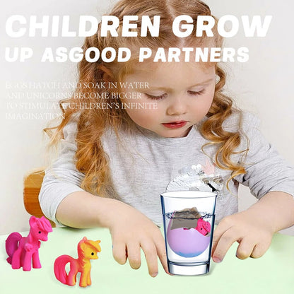 🔥Easter Hot Sellers-🦄6 Pack Hatching Growing Unicorn Eggs Rainbow Colorful Eggs🥚
