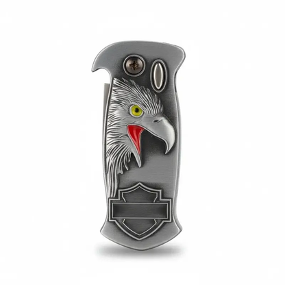 Permanent Match Infinity Lighter, Reusable Waterproof Flint Fire Starter with Keychain and Bottle Opener