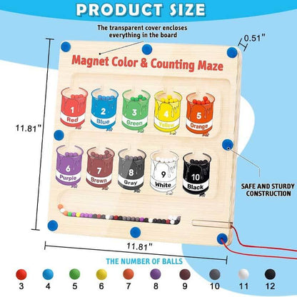🔥LAST DAY -50% OFF🔥Magnetic Color and Number Maze