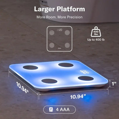 💡⚖️ Smart Glow Body Scale | Monitor Your Progress Every Day