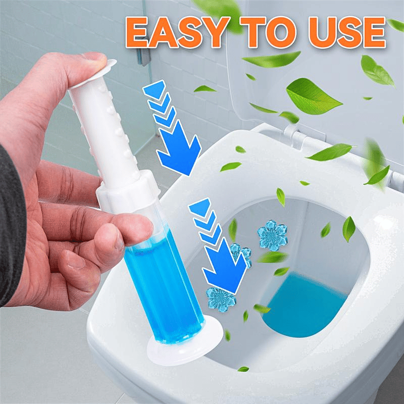 84 Flowers Toilet Bowl Cleaner Gel - 6-in-1 protection, toilet like a sea of flowers